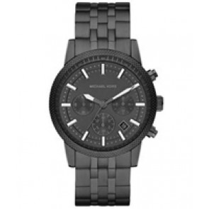 Watch strap Michael Kors MK8274 Steel Anthracite grey 22mm