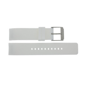 Watch strap Michael Kors MK8284 Silicone White 22mm