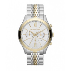 Watch strap Michael Kors MK8306 Steel Bi-color 22mm