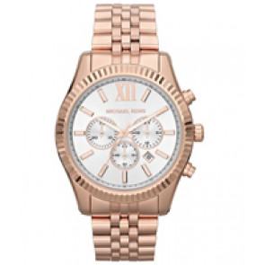 Watch strap Michael Kors MK8313 Steel Rosé 22mm