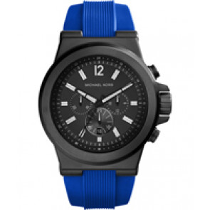 Watch strap Michael Kors MK8357 Silicone Blue 28mm