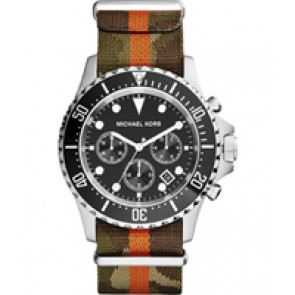 Watch strap Michael Kors MK8399 Textiles Multicolor 24mm