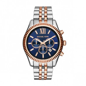 Watch strap Michael Kors MK8412 Steel Bi-color 22mm