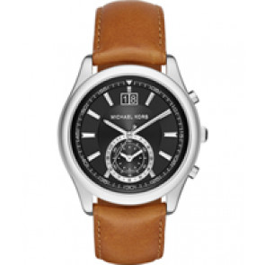 Watch strap Michael Kors MK8416 Leather Cognac 22mm