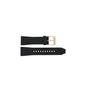 Watch strap Michael Kors MK8436 Silicone Black 24mm