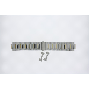 Watch strap Michael Kors MK8437 Steel Bi-color 24mm