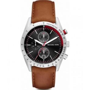 Watch strap Michael Kors MK8439 Leather Brown 22mm