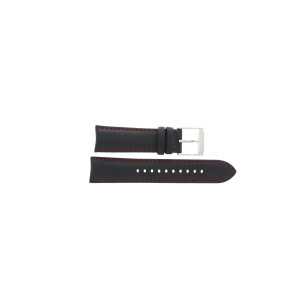 Watch strap Michael Kors MK8475 Carbon Black 22mm