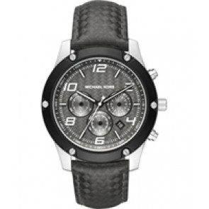 Watch strap Michael Kors MK8488 Leather Black 24mm