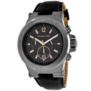 Watch strap Michael Kors MK8511 Leather Black 13mm