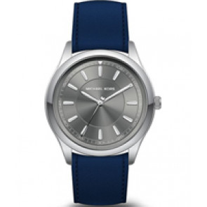 Watch strap Michael Kors MK8525 Leather Blue 22mm