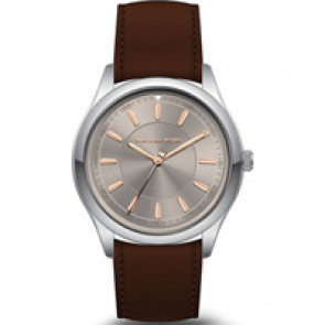 Watch strap Michael Kors MK8527 Leather Brown 22mm