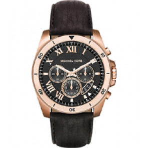 Watch strap Michael Kors MK8544 Leather Black 24mm