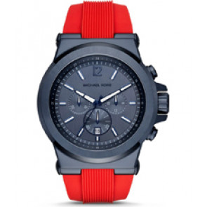 Watch strap Michael Kors MK8558 Silicone Red 28mm