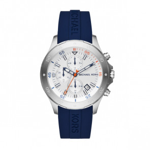 Watch strap Michael Kors MK8566 Silicone Blue 22mm