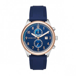 Watch strap Michael Kors MK8573 Silicone Blue 22mm