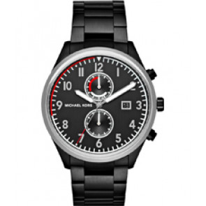 Watch strap Michael Kors MK8575 Steel Black 22mm