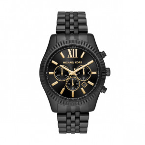 Watch strap Michael Kors MK8603 Stainless steel Black 22mm