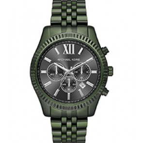 Watch strap Michael Kors MK8604 Stainless steel Green 22mm