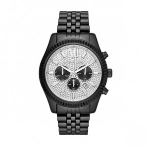 Watch strap Michael Kors MK8605 Steel Black 22mm