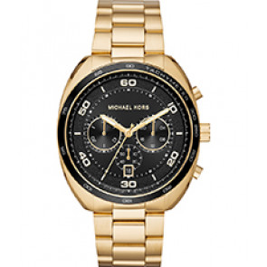 Watch strap Michael Kors MK8614 Steel Gold Toned 22mm