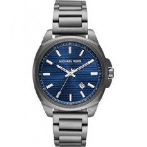 Watch strap Michael Kors MK8634 Steel Anthracite grey 20mm