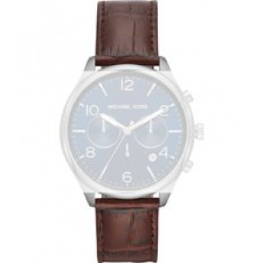 Watch strap Michael Kors MK8636 Leather Brown 20mm