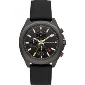 Watch strap Michael Kors MK8649 Silicone Black 22mm