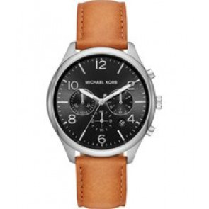 Watch strap Michael Kors MK8661 Leather Brown 20mm