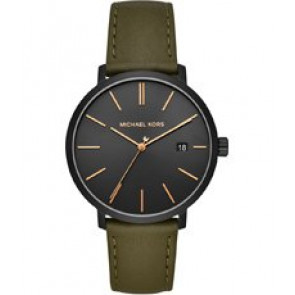 Watch strap Michael Kors MK8676 Leather Green 20mm