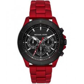 Watch strap Michael Kors MK8680 Steel Red 22mm