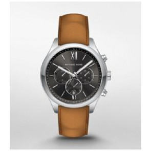Watch strap Michael Kors MK8701 Leather Brown 20mm