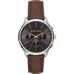 Watch strap Michael Kors MK8722 Leather Brown 20mm