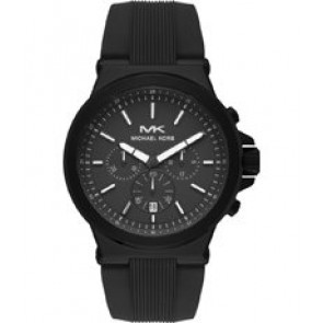 Watch strap Michael Kors MK8729 Silicone Black 26mm