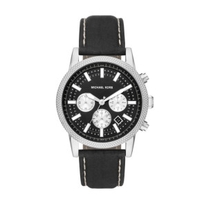 Watch strap Michael Kors MK8956 Leather Black 22mm