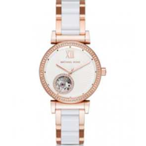 Watch strap Michael Kors MK9015 Steel Rosé 16mm