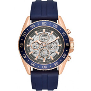 Watch strap Michael Kors MK9025 Silicone Blue 24mm