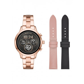 Watch strap Michael Kors MKT5054 Steel Rosé 18mm