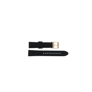 Watch strap Michael Kors MKT5069 Leather/Textiles Black 18mm