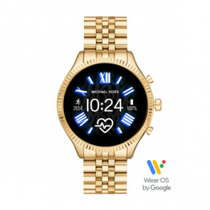 Watch strap Michael Kors MKT5078 Steel Gold Toned