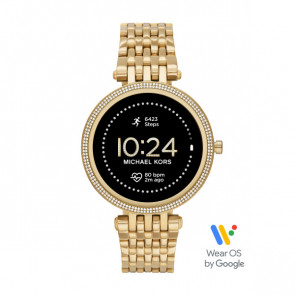 Watch strap Michael Kors MKT5127 Steel Gold Toned 20mm