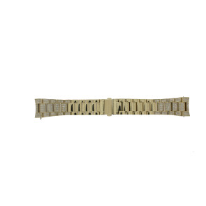 Watch strap Michael Kors MKT5136 Steel Gold Toned 22mm
