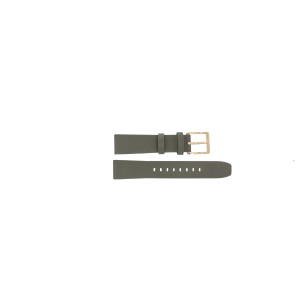 Watch strap DKNY NY2341 Leather Grey 18mm