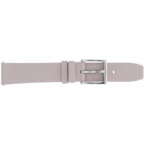 DKNY watch strap NY2435 Pink Leather Pink 18mm + default stitching