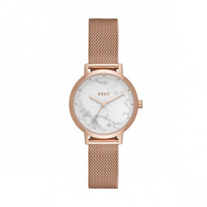 Watch strap DKNY NY2703 Steel Rosé 14mm