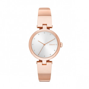 Watch strap DKNY NY2711 Steel Rosé 16mm