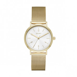 Watch strap DKNY NY2742 Steel Gold Toned 18mm