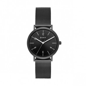 Watch strap DKNY NY2744 Steel Black 18mm