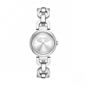 Watch strap DKNY NY2767 Steel Steel 16mm