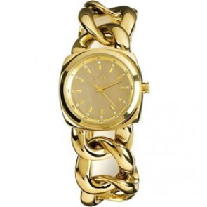Watch strap DKNY NY4841 Steel Gold Toned